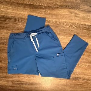 Royal Blue Fig Scrub Pants